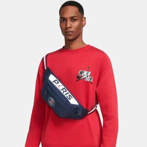 Jordan Paris Saint-Germain Crossbody Bag 9A0564-U90 Midnight Navy/White/Red NWT